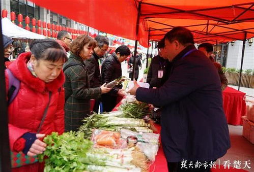 武昌办 集市 精准帮扶新洲农民,2小时兜售10万余元农副特产